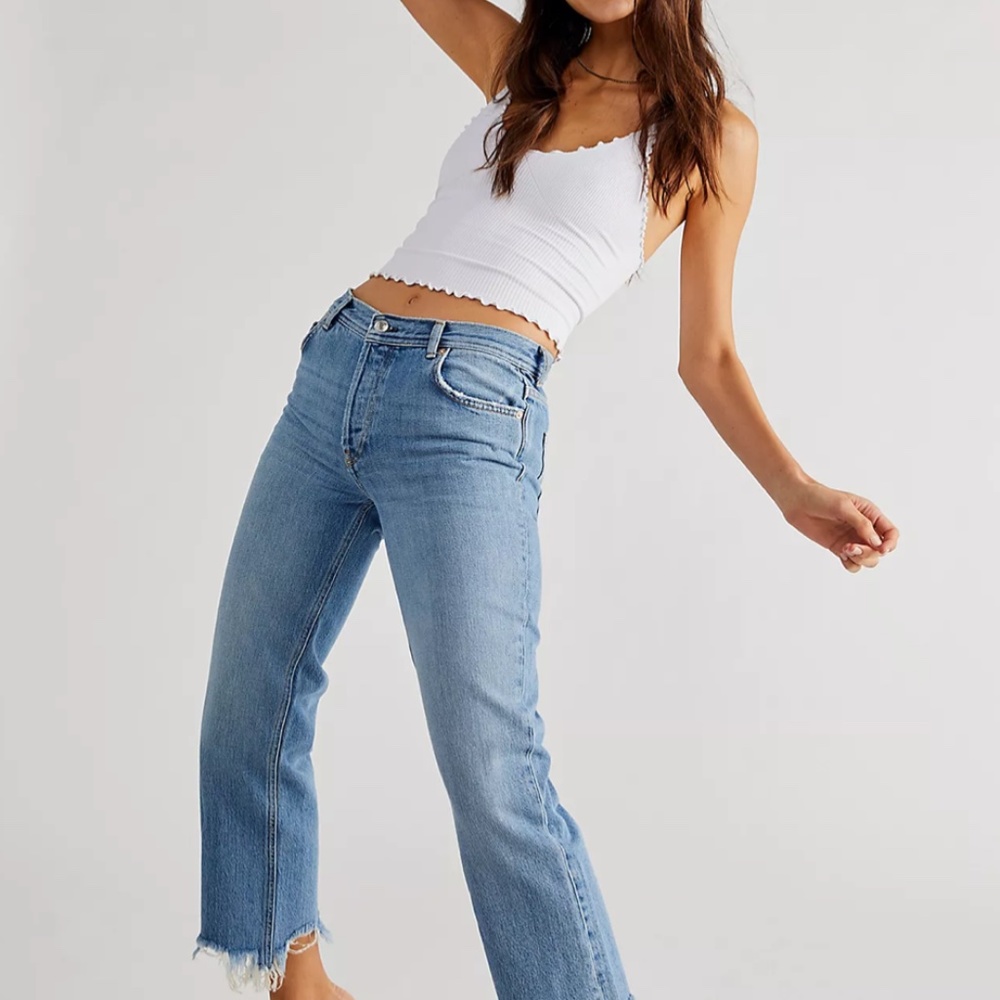 Free People Maggie Mid-Rise Jeans